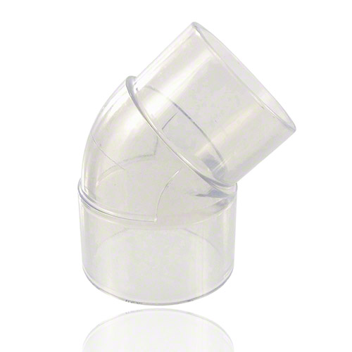 PVC U Transparent Winkel 45&deg;&nbsp; - Spezial - in Zoll Abmessung