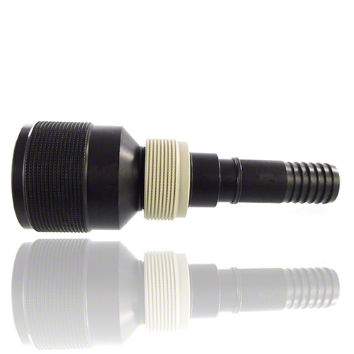 PE Adapter f&uuml;r IBC Container, mit Schlaucht&uuml;lle