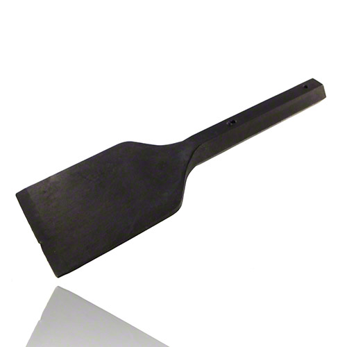 Schaber aus PE f&uuml;r Filterkuchen, Farbe schwarz, PE-MD elektrisch leitf&auml;hig